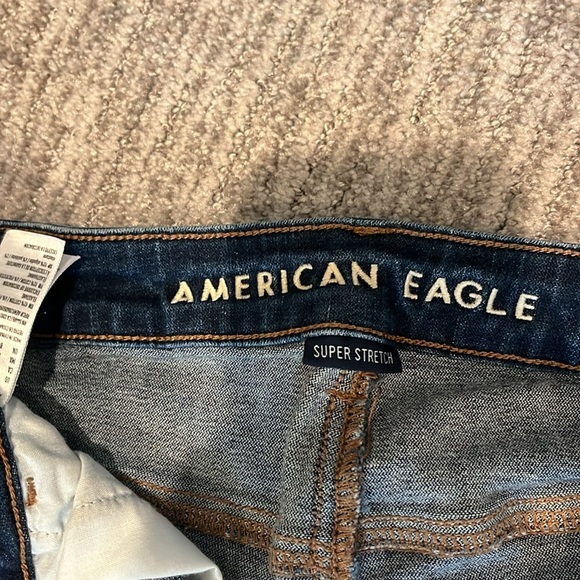 AMERICAN EAGLE - women’s super stretch highest rise jegging size 4 regular - Picture 2 of 7